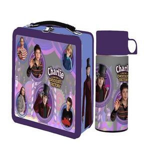 NECA Charlie and the Chocolate Factory Metal Lunch Box and Thermos